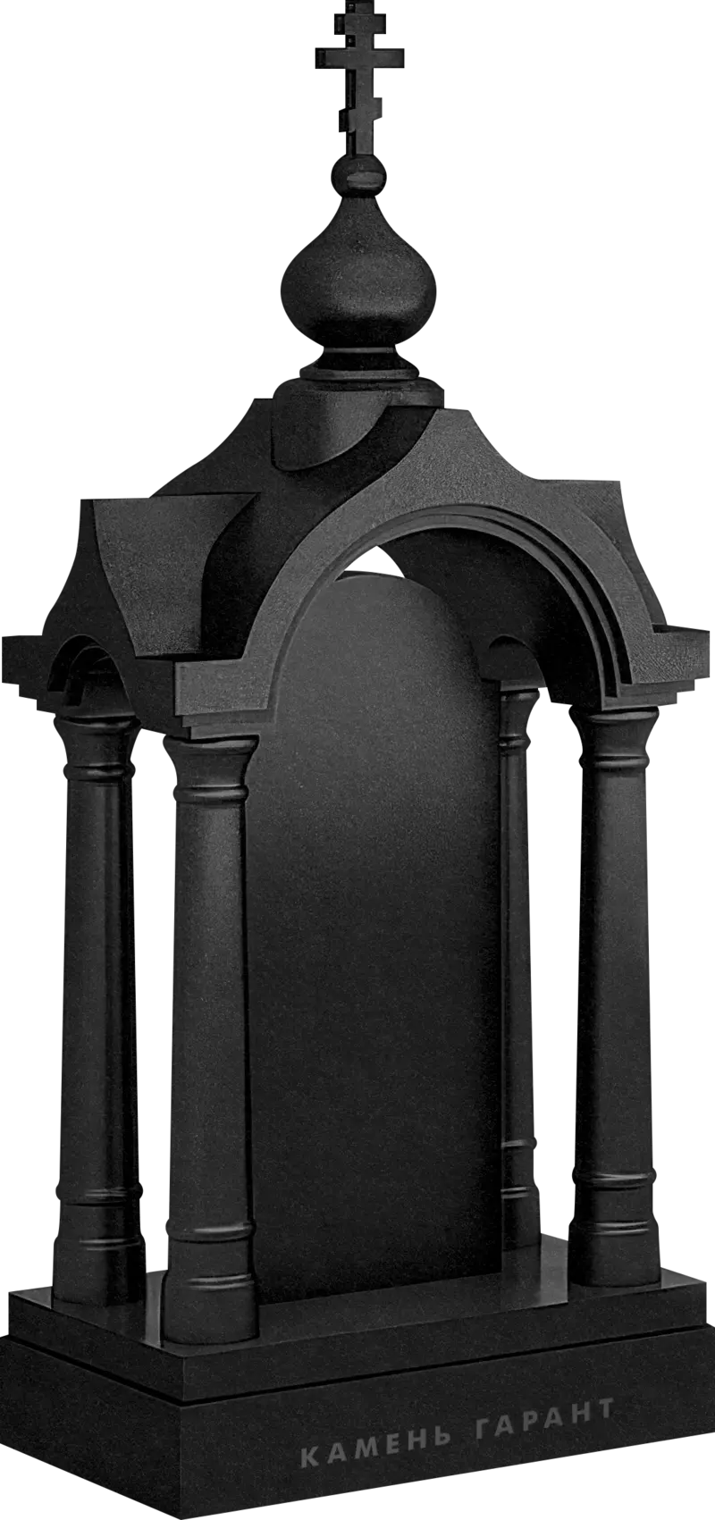 Часовня из черного гранита, модель 01