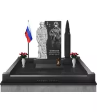 Мемориальный комплекс Защитник Отечества с поребриком Стандарт - заказать по выгодной цене | Камень Гарант
