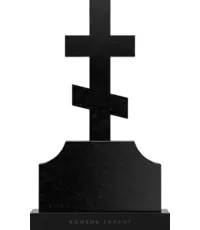 Памятник Крест Благость из чёрного гранита - купить по низкой цене с доставкой по России