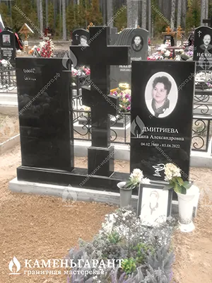 Фото памятника на могилу Дуэт 3