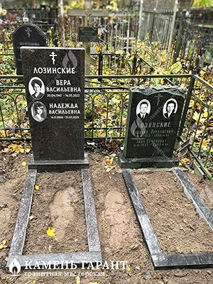 Фото памятника на могилу Стандарт